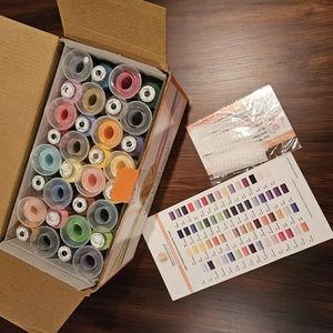 New Brothread embroidery thread, 63 colors